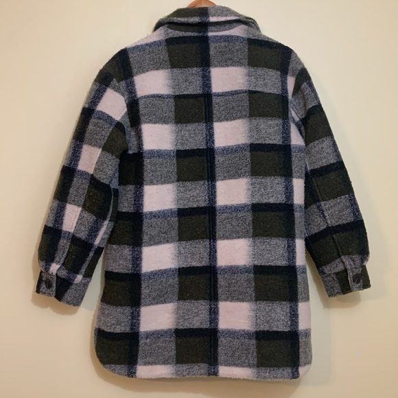 Madewell | Belrose Cassel Plaid Buffalo Check Wool Blend Lined Jacket Shacket XS - Picture 17 of 17